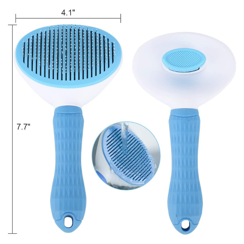 Pet Grooming Brush – One-Click Self-Cleaning Design