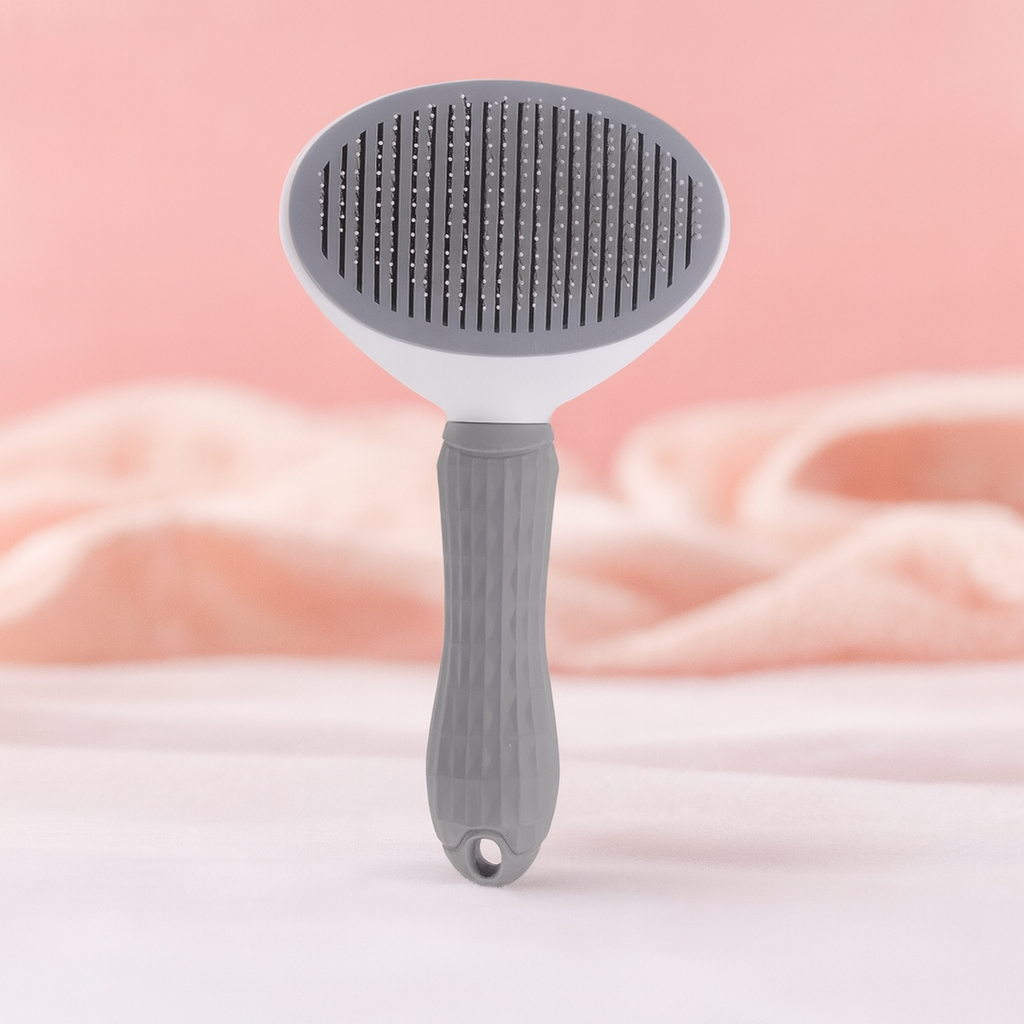 Pet Grooming Brush – One-Click Self-Cleaning Design