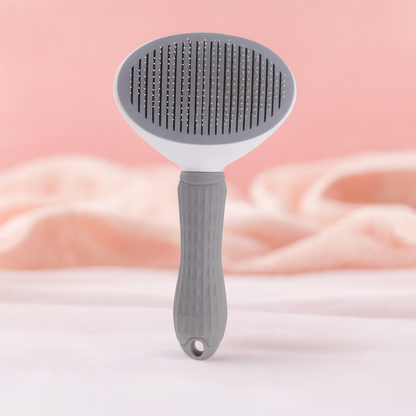 Pet Grooming Brush – One-Click Self-Cleaning Design