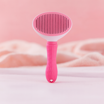 Pet Grooming Brush – One-Click Self-Cleaning Design