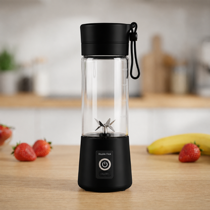USB Rechargeable • 6 Blades • Safety Lock • Portable Smoothie & Juice Maker