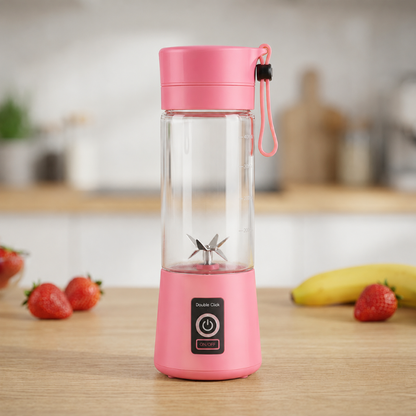 USB Rechargeable • 6 Blades • Safety Lock • Portable Smoothie & Juice Maker