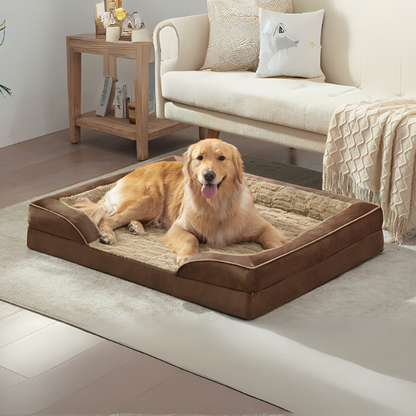 Orthopedic Dog & Cat Beds, Washable Waterproof Cover, Pet Sofa Bed